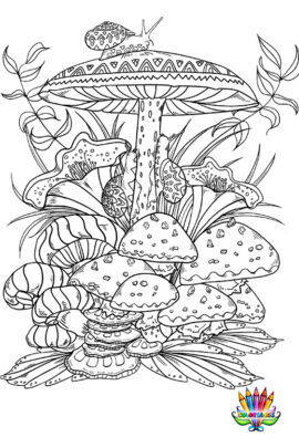 Mandala champignons2