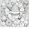 Mandala cup cake
