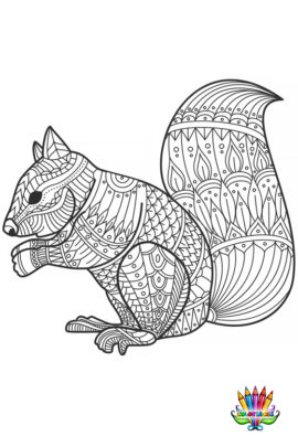 Mandala ecureuil