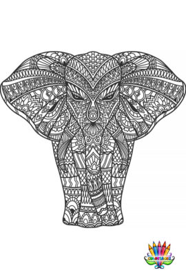 Mandala elephant2