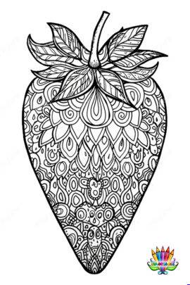 Mandala fraise