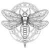 Mandala libellule