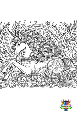 Mandala licorne