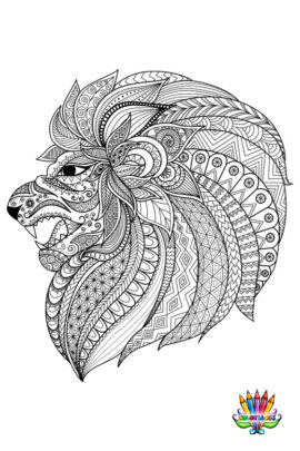 Mandala lion1