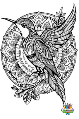 Mandala oiseau1