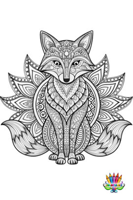 Mandala renard fox2