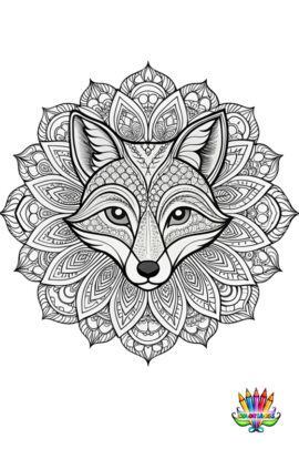 Mandala renard fox3